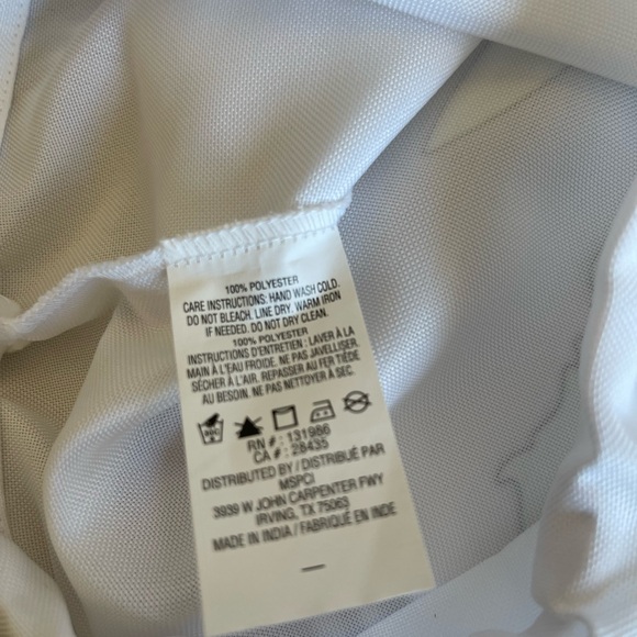 Horror Halloween White Drawstring Backpack Michael Myers 13.5 x 17 NEW - Picture 5 of 5